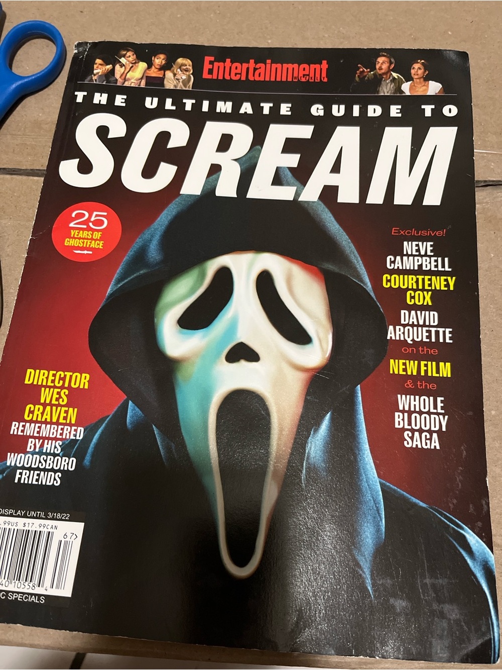 Entertainment Weekly Scream 25th Anniversary Issue
